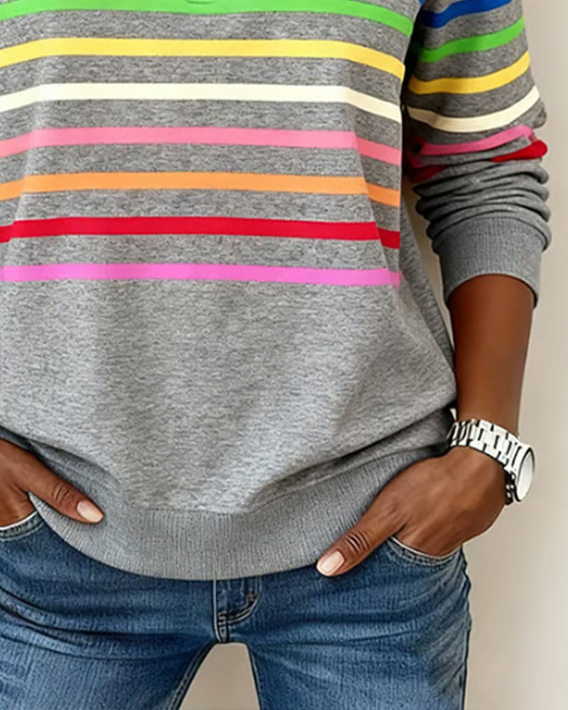 Ciska™ | Chandail décontracté alliant confort et style coloré pour le quotidien