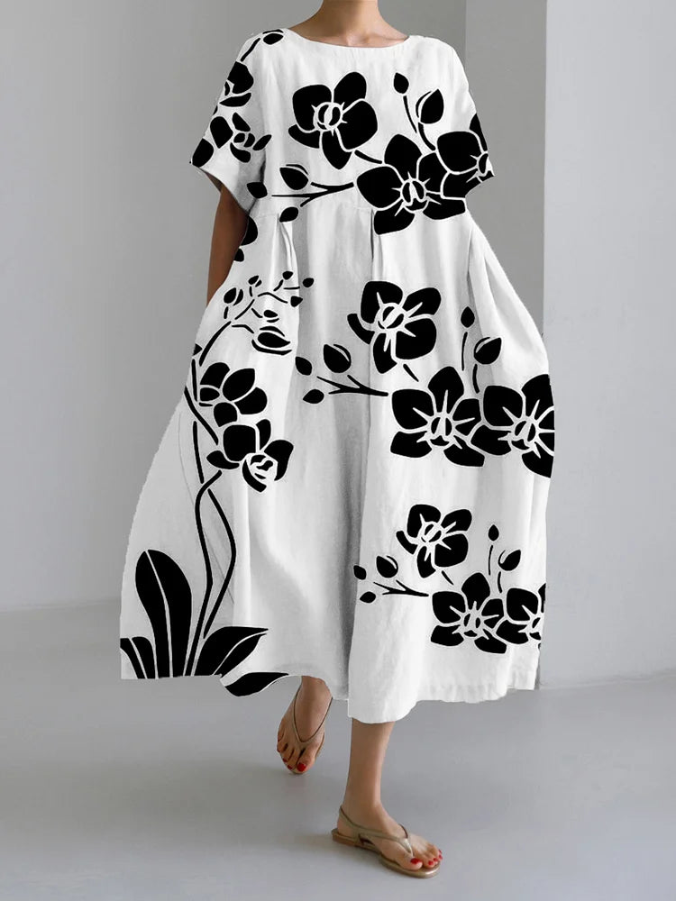 MARISELLA | Robe Florale Élégante pour Toutes Occasions avec Style Flottant et Confort