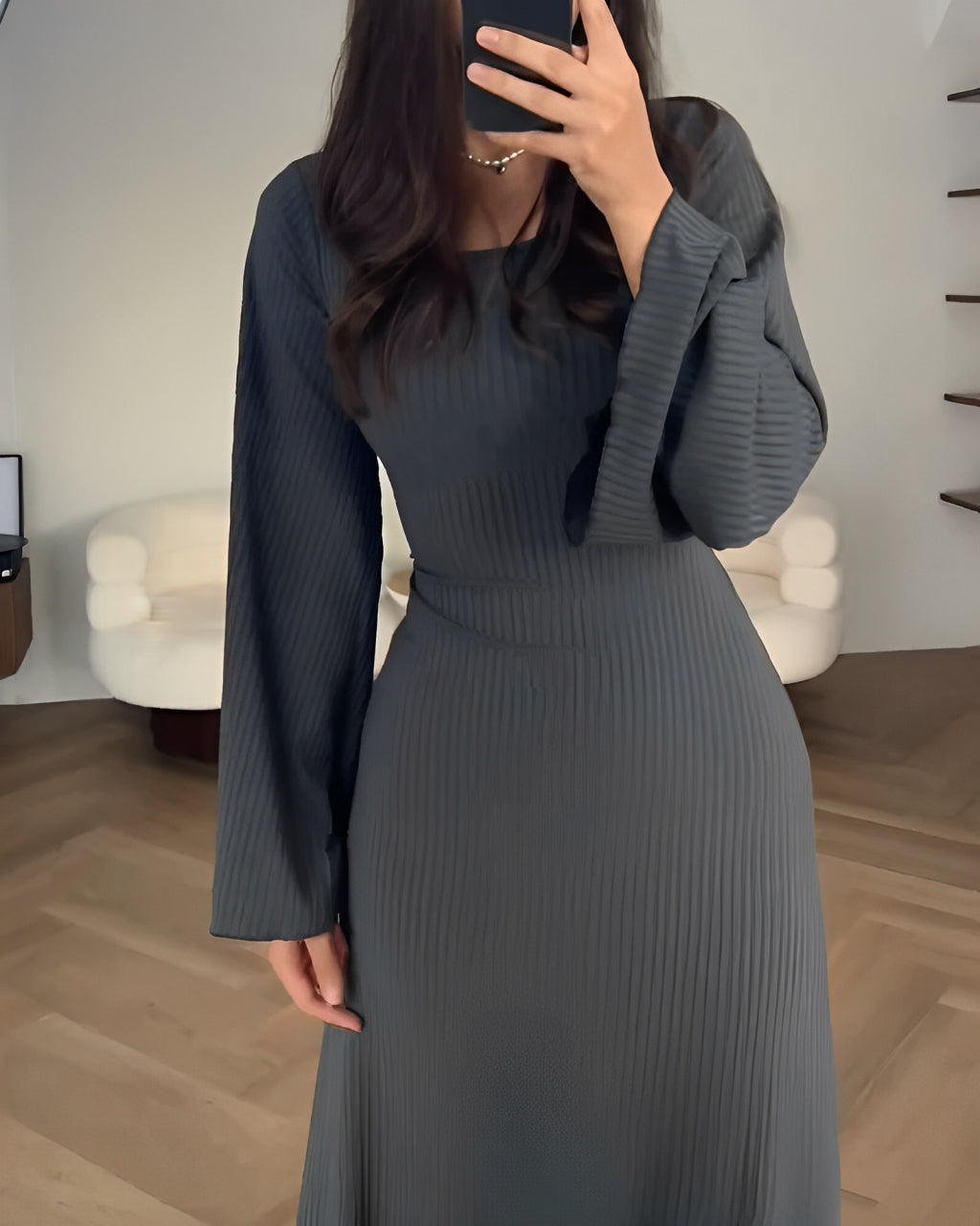 Amara | Robe Maxi Élégante et Confortable