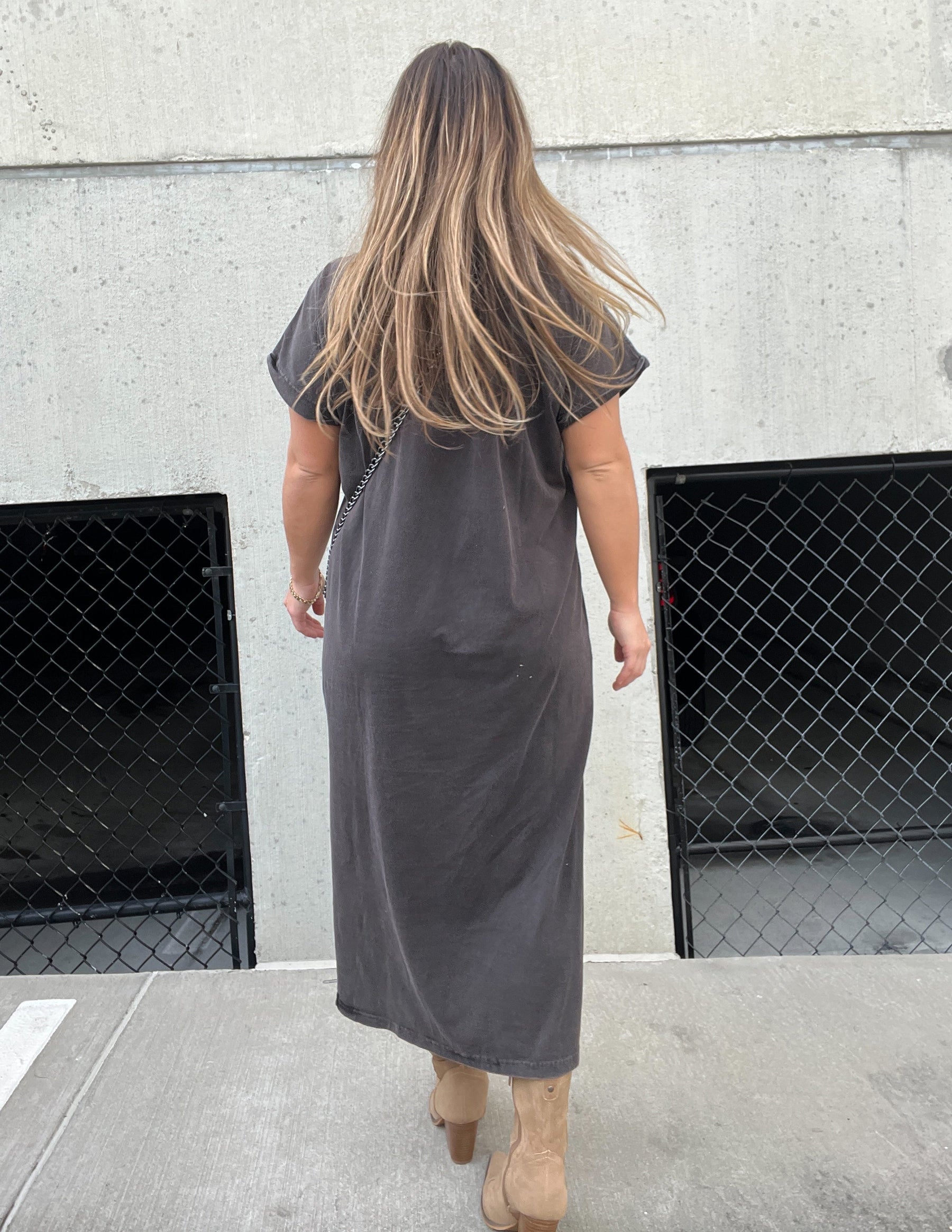 Robe Midi avec Imprimé Oiseau