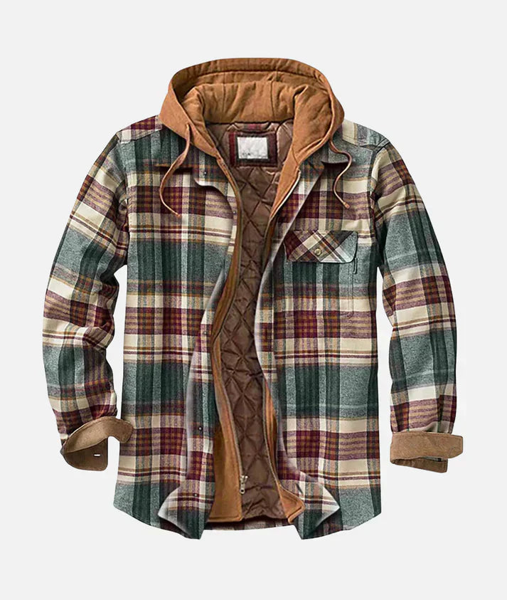 LUIS | Veste Patchwork Vintage à Carreaux