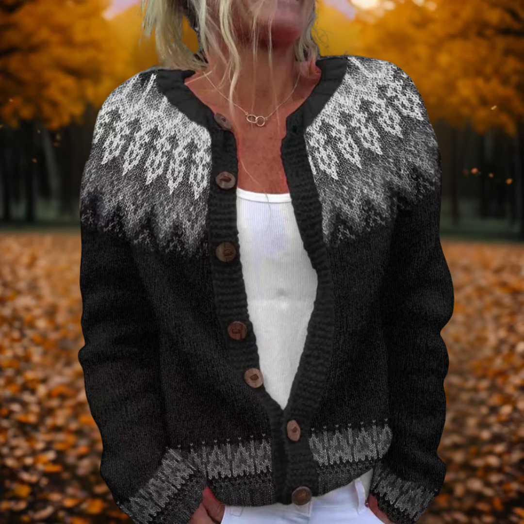 Many™ | Gilet en maille à imprimé