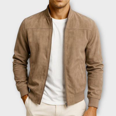 Ryan™ Veste Homme en Suédine – Élégance Discrète, Style Métropolitain