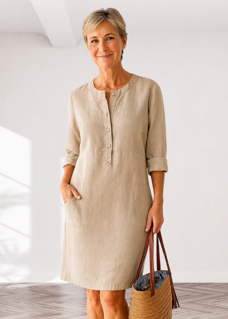 EVI | Robe décontractée pour femmes avec coupe décontractée et look intemporel pour tous les jours