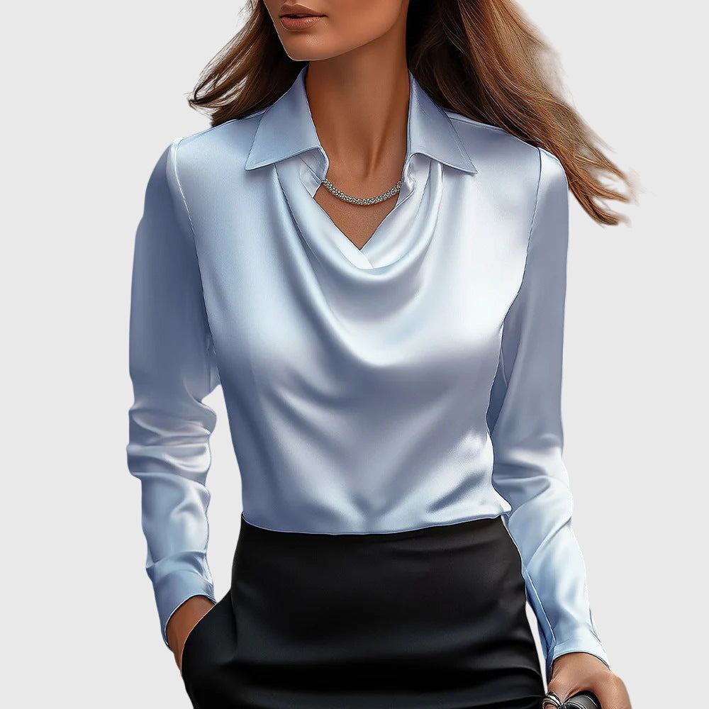 Nora™ – Blouse satinée élégante