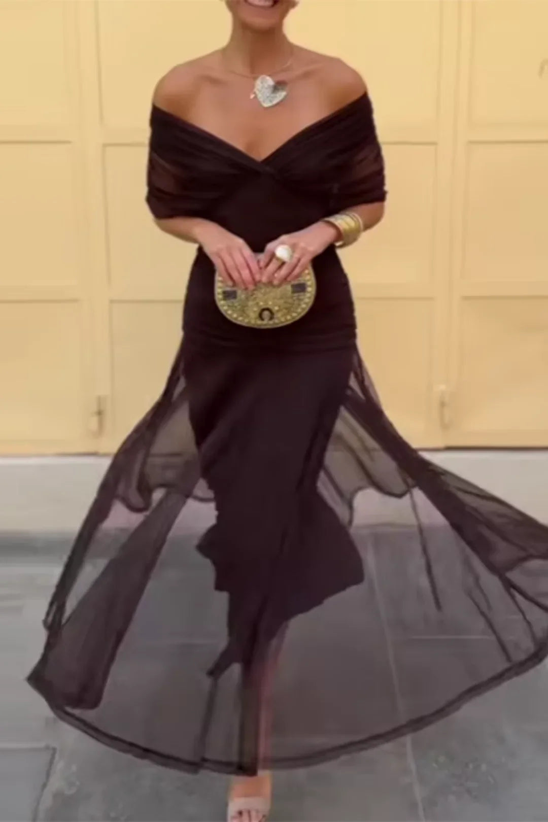 ISABELLA | Robe Maxi Élégante avec Taille Flatteuse et Classe Intemporelle