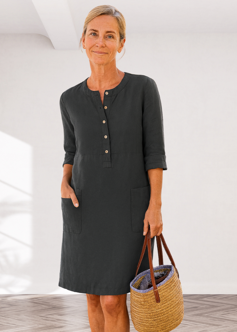 EVI | Robe décontractée pour femmes avec coupe décontractée et look intemporel pour tous les jours