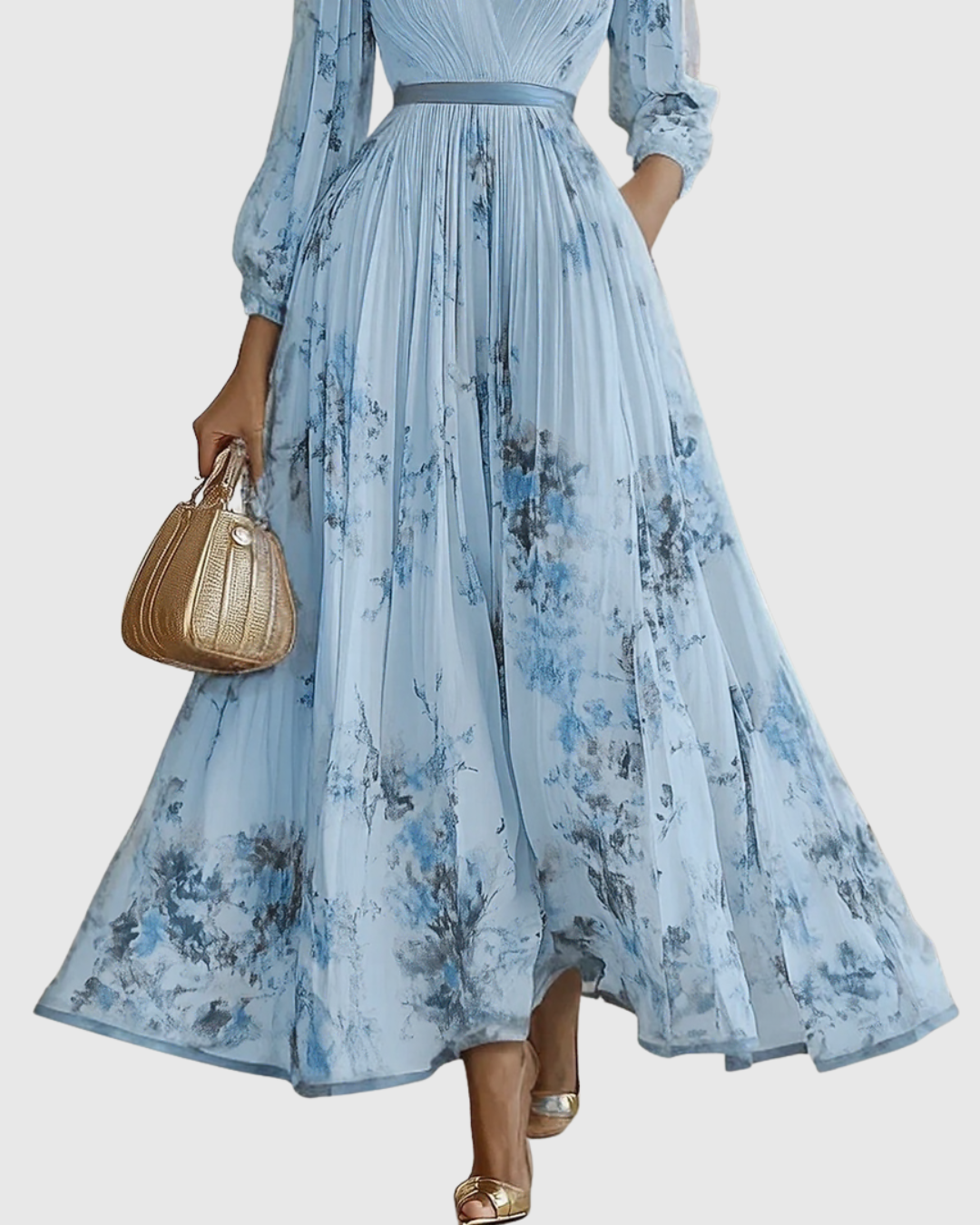 Siena™ | Robe maxi plissée élégante