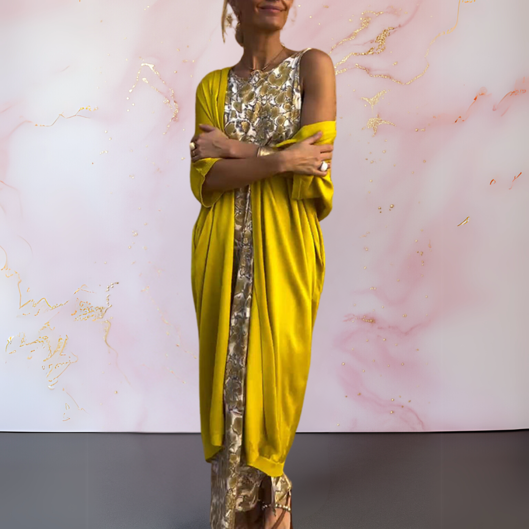 Nuemi™ | Robe élégante avec gilet