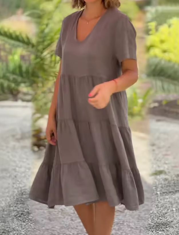 SOFIA | Robe d'été légère avec coupe fluide et style décontracté élégant