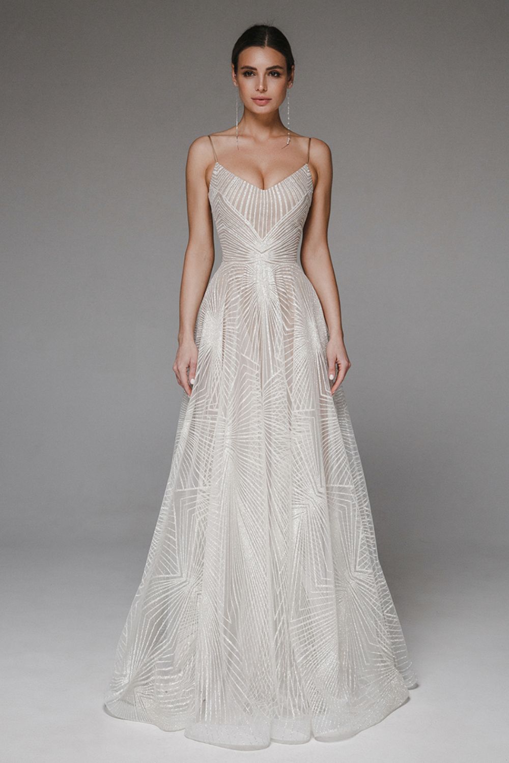 Velia | Robe Midi Élégante et Étincelante