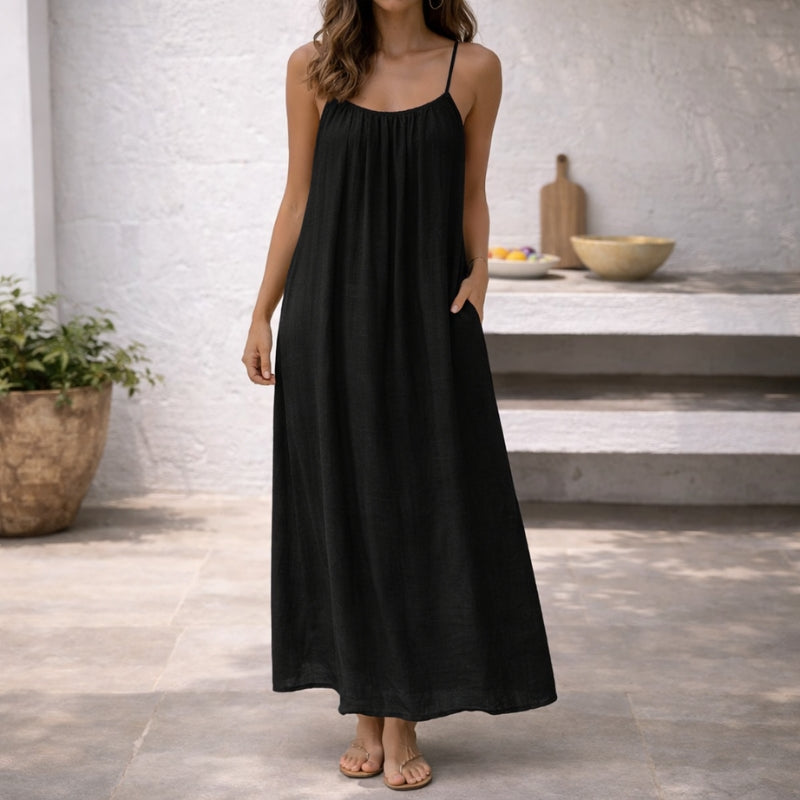 ISLA | Robe Maxi Aérée avec Taille Ajustable pour un Ajustement Parfait