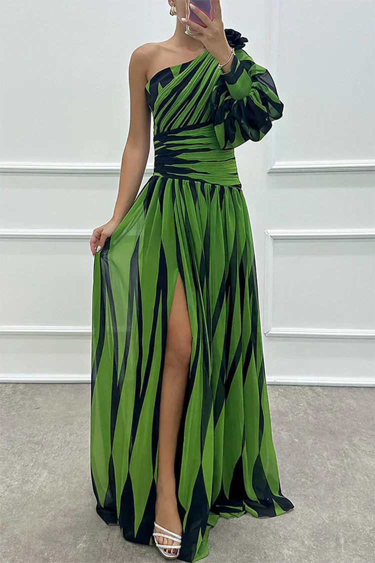 Fenna™ | Robe longue élégante à une épaule