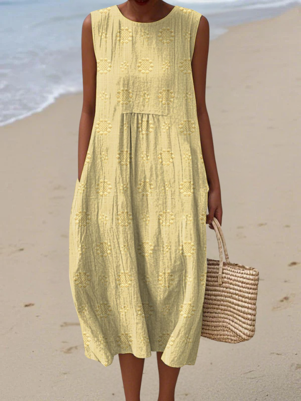 Rose™ Robe Midi Brodée