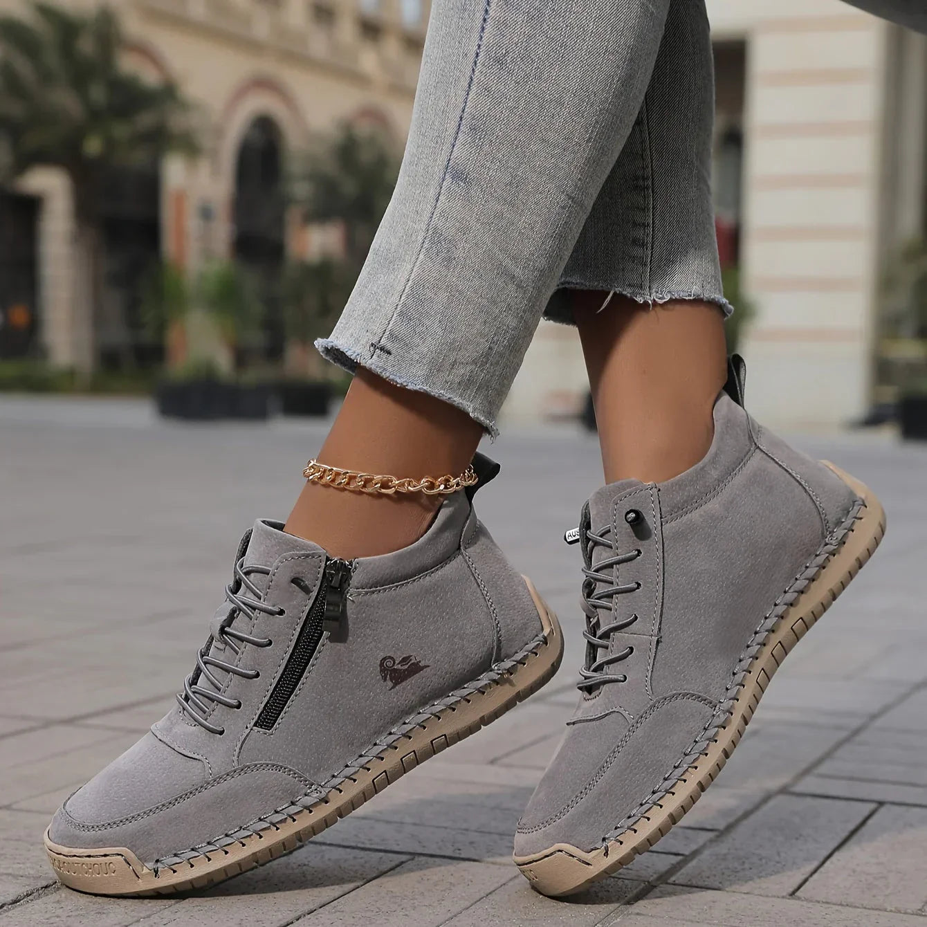 Mira – Chaussures confortables avec fermeture éclair