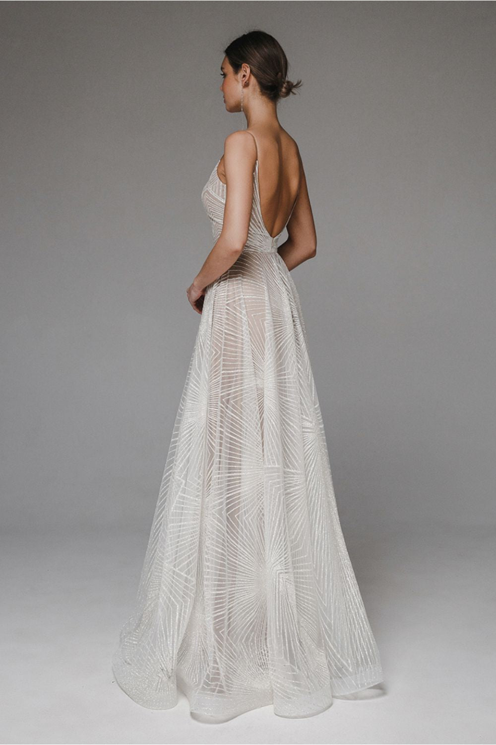 Velia | Robe Midi Élégante et Étincelante