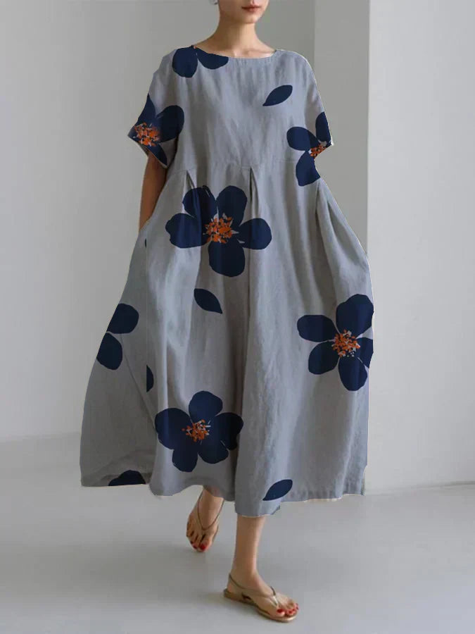 RAFFAELLA | Robe Longue à Fleurs
