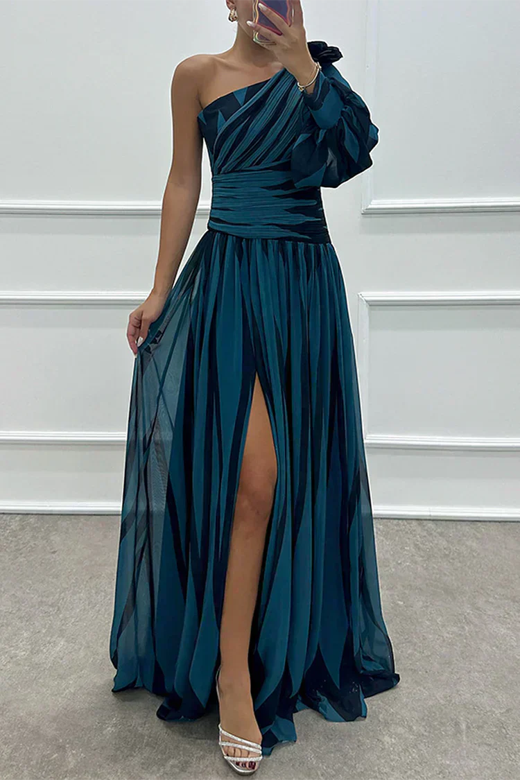 Fenna™ | Robe longue élégante à une épaule