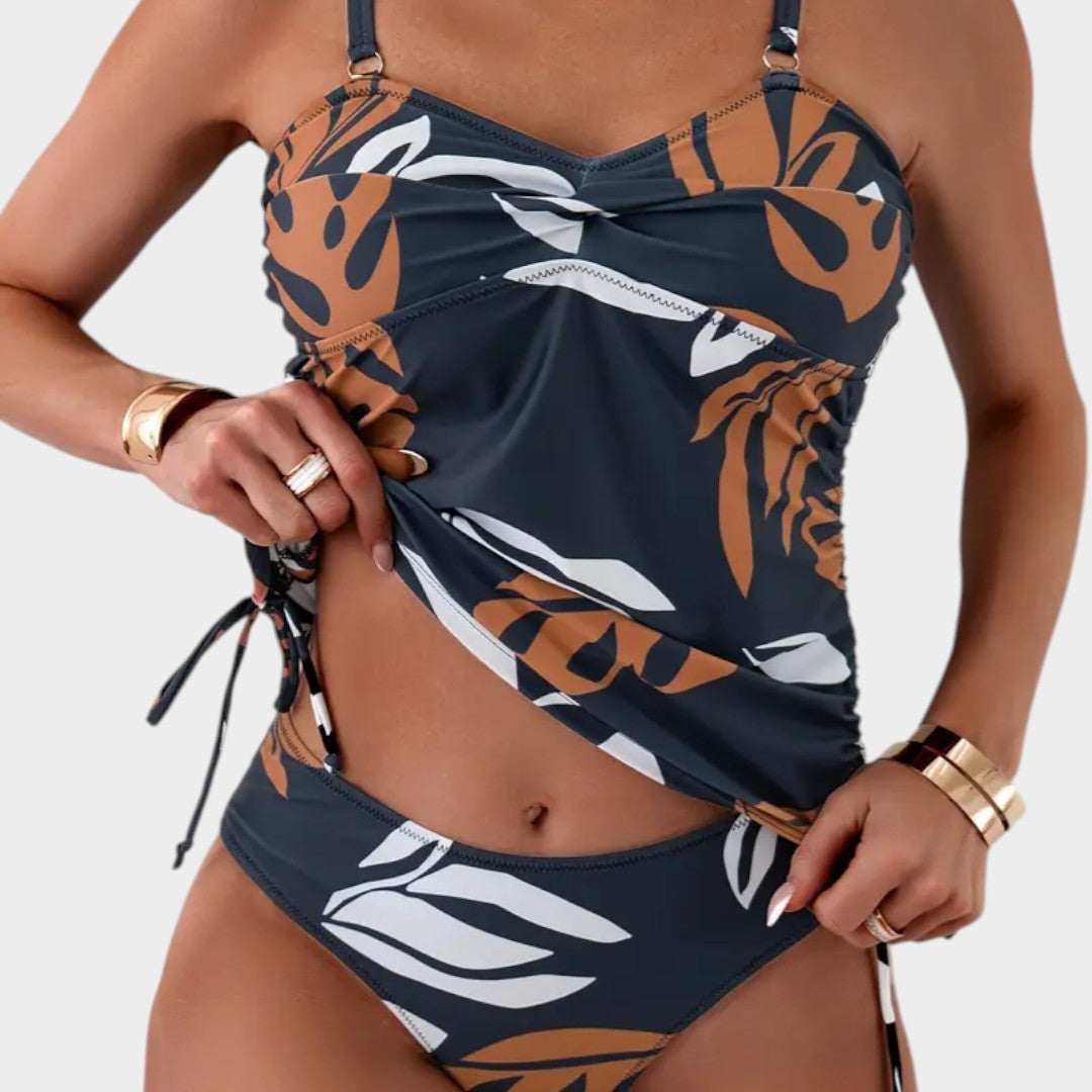Carmen™ | Bikini à imprimé tropical de feuilles