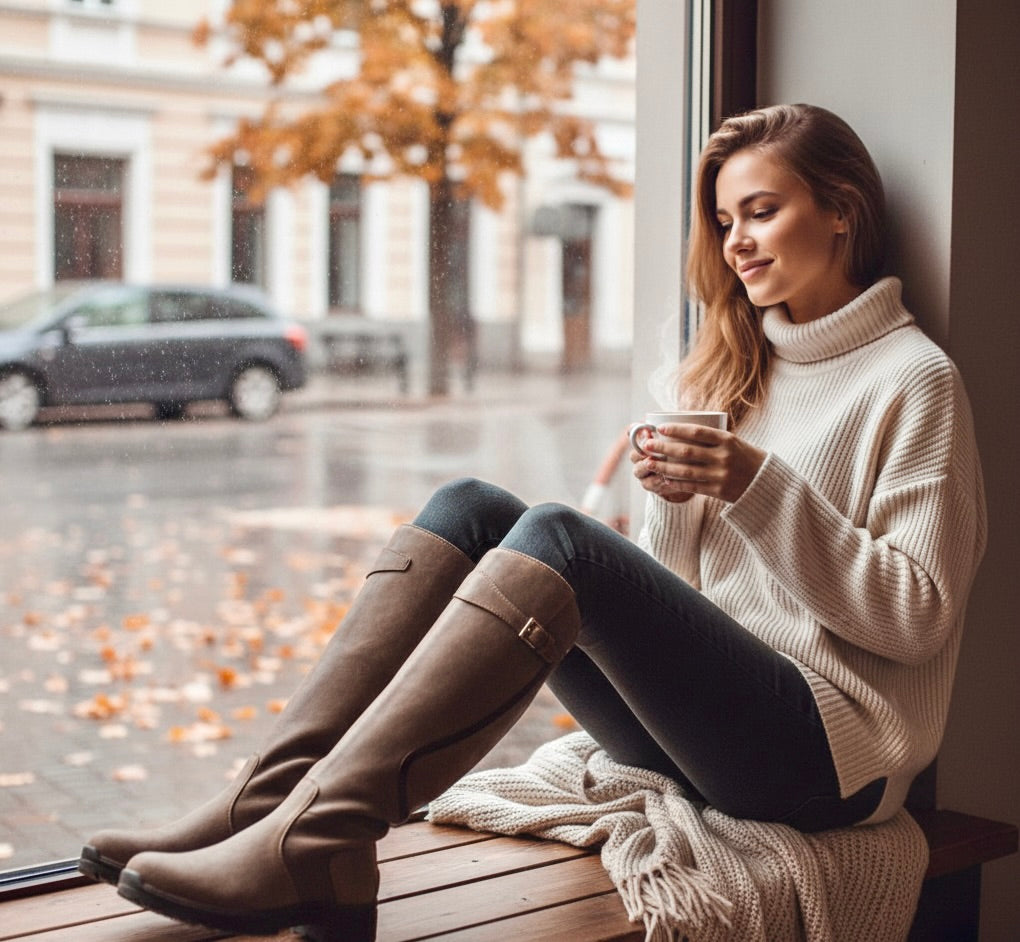 Lina™ | Bottes en cuir imperméable