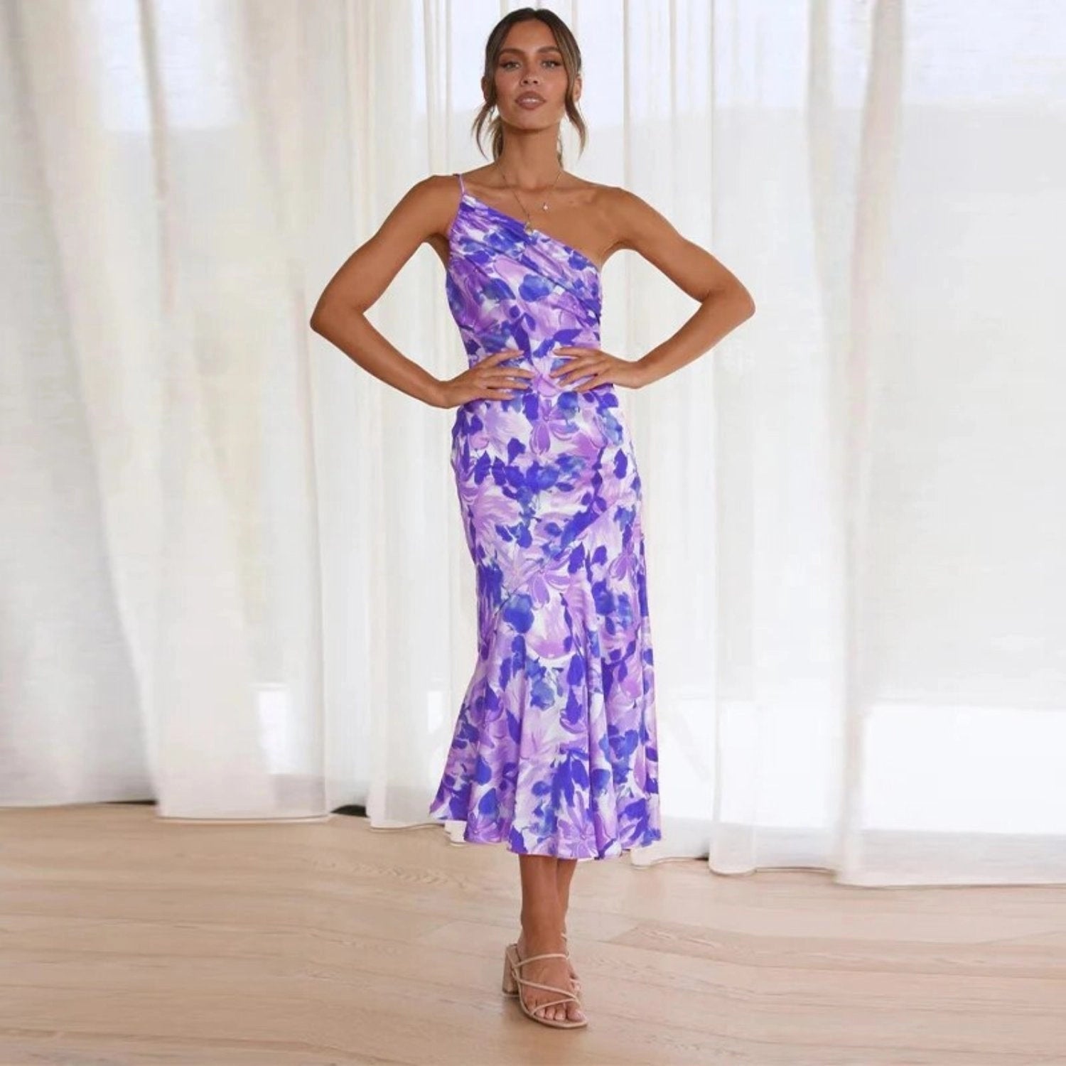 Sienna | Robe Maxi Florale Élégante et Légère