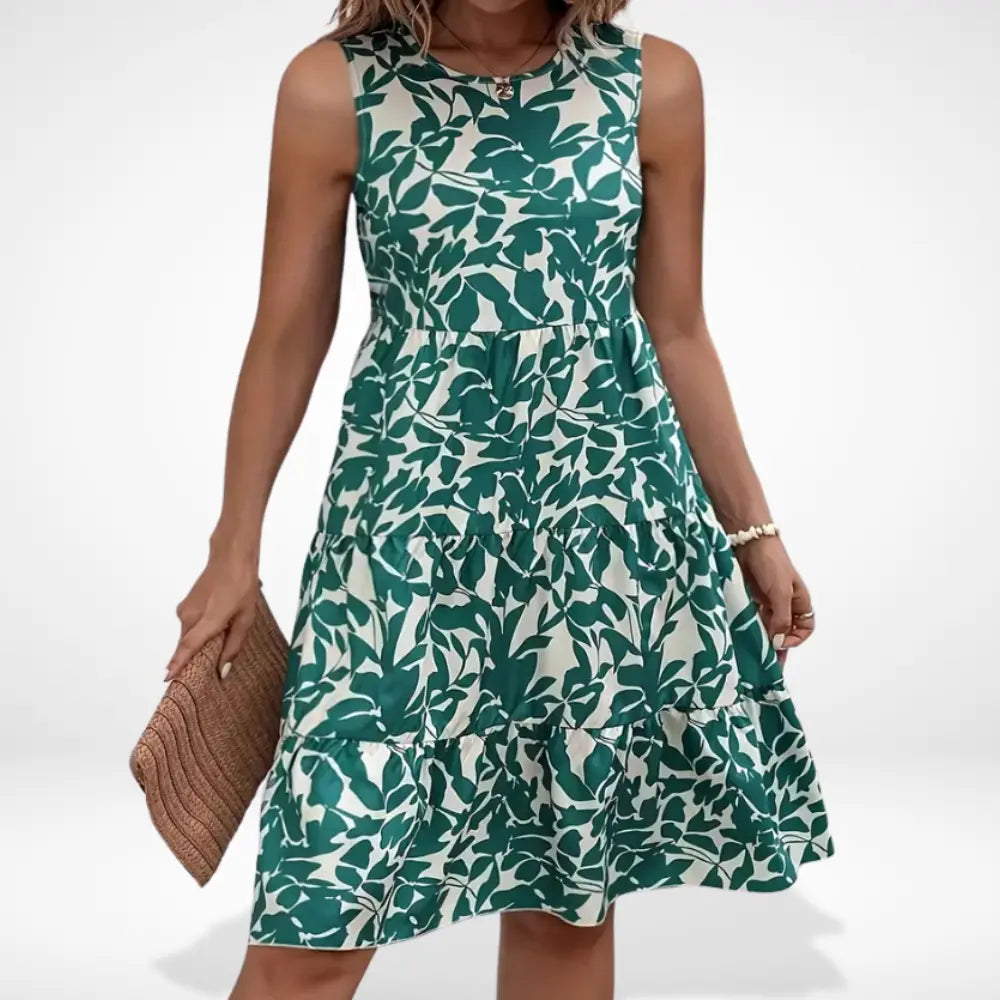 Kari | Robe d'été fluide à motifs