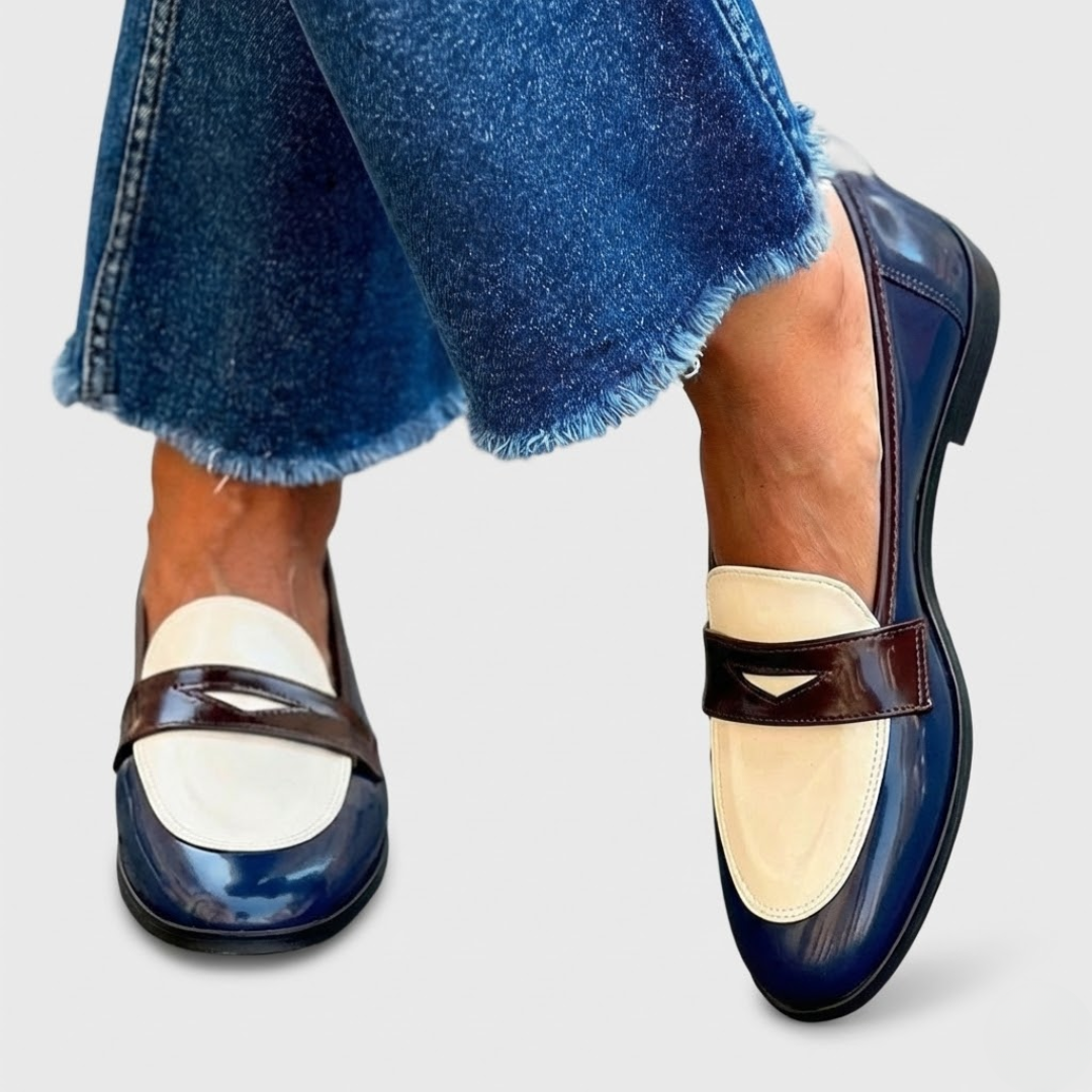 Claudia | Mocassins à Contraste