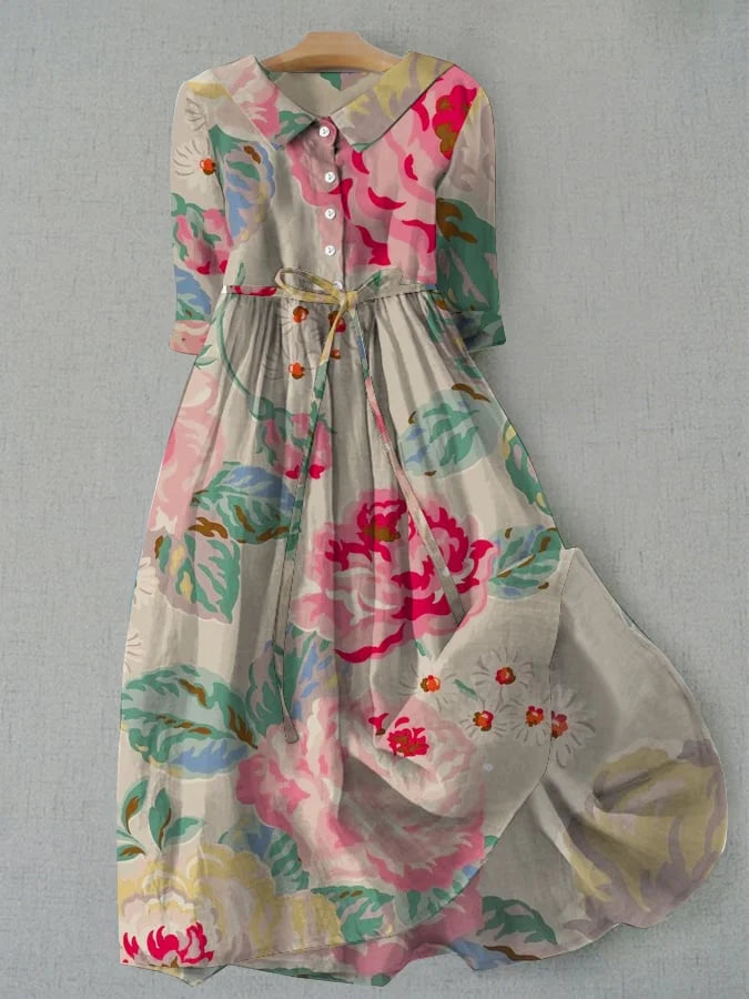 Madeleine | Robe florale pastel élégante