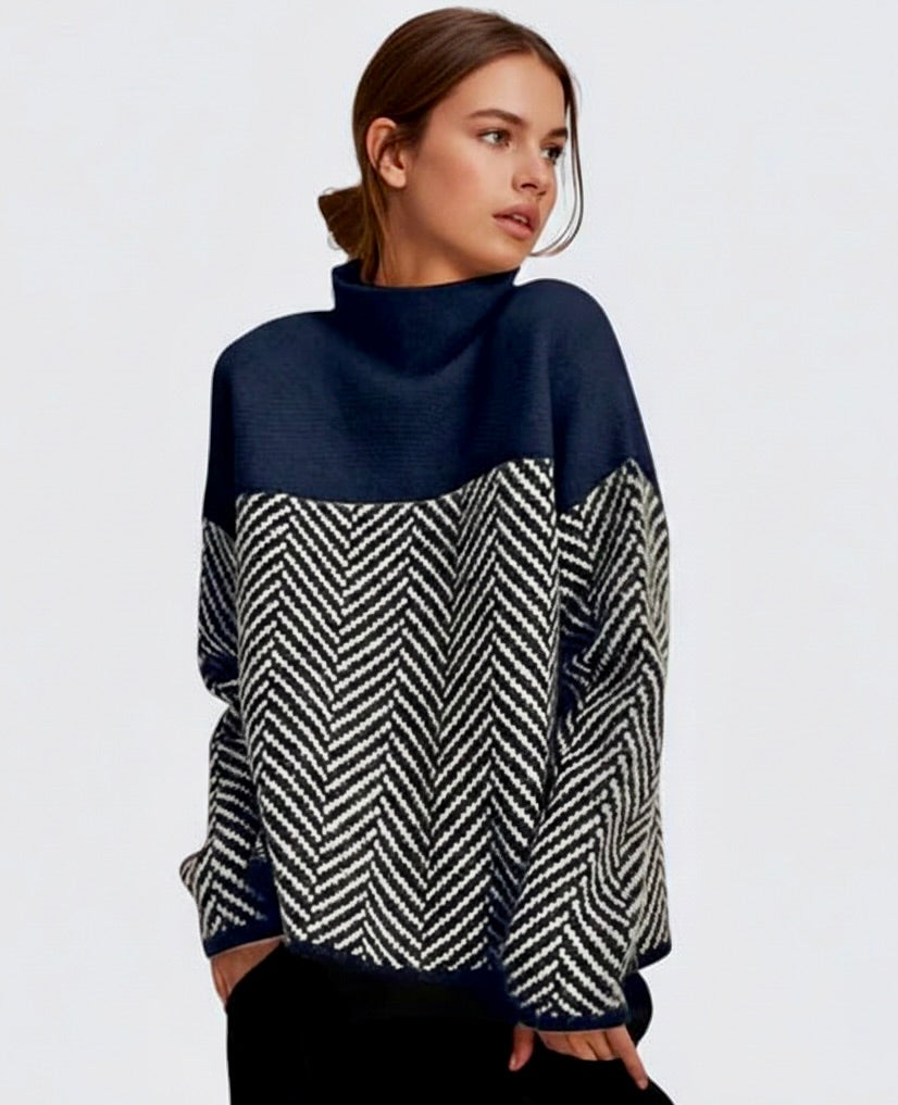 Zaya™ | Pull à col roulé en coton