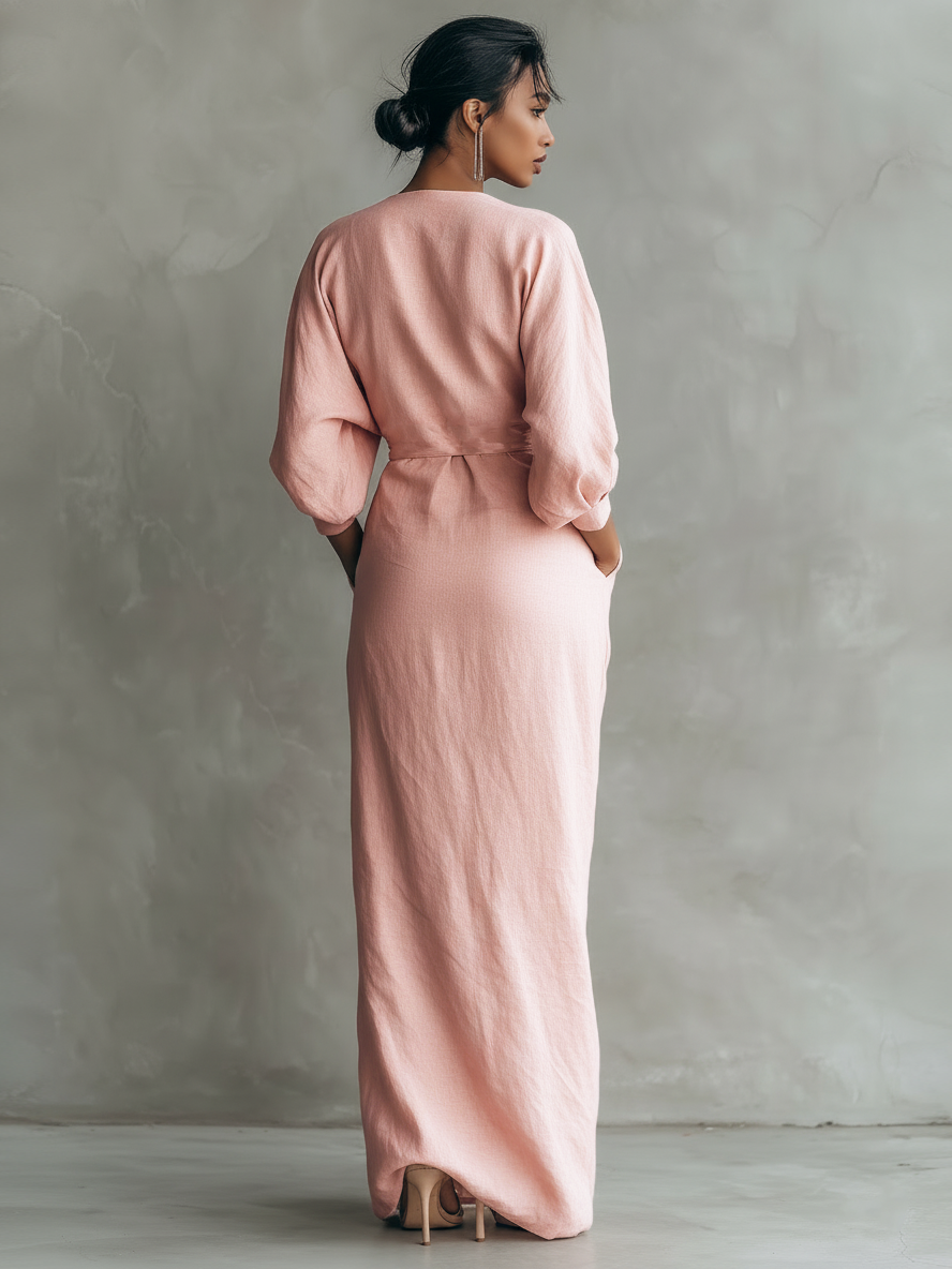 Robe Maxi Rose Col V