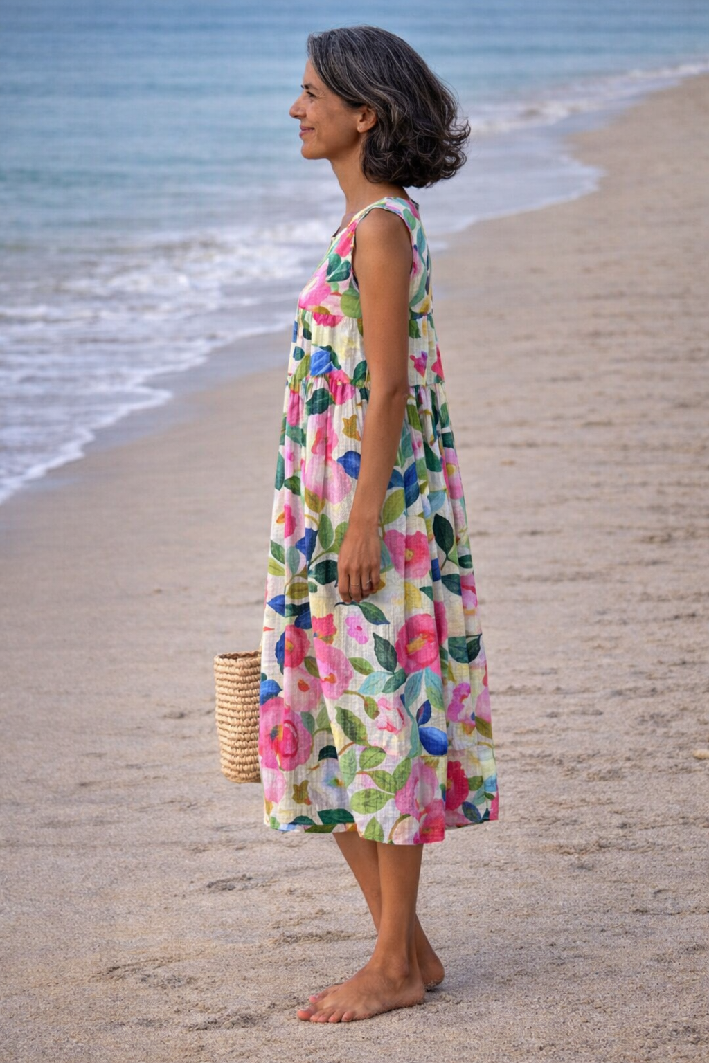 Ava | Robe Midi Fleurie