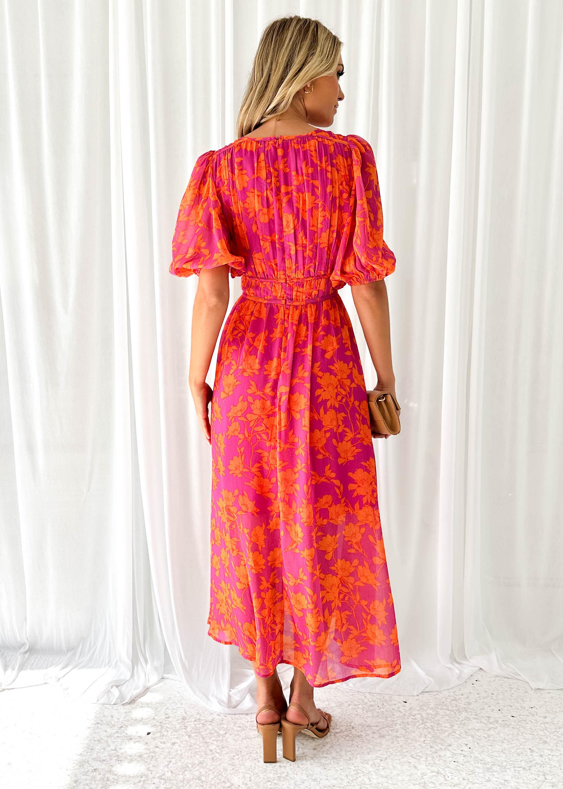 Luna™ | Robe midi florale moderne