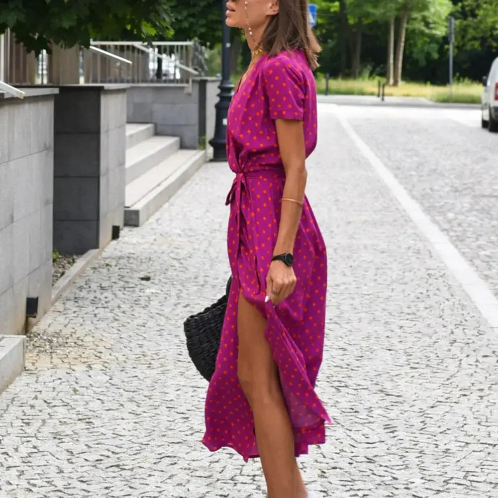 Fez | Robe croisée à imprimé floral