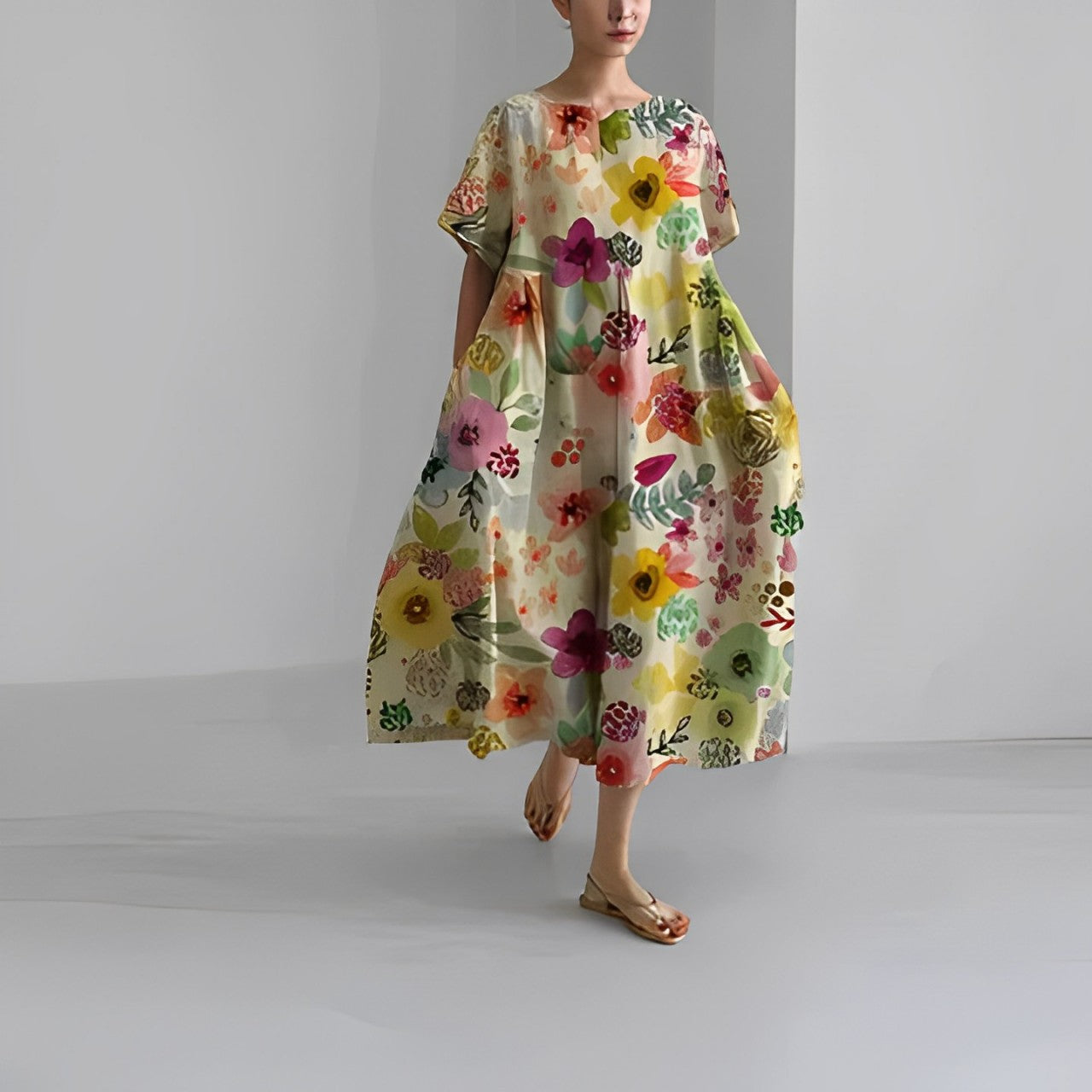 CÉLESTINE | Robe Fleur Bohème pour un Style Naturel et Romantique