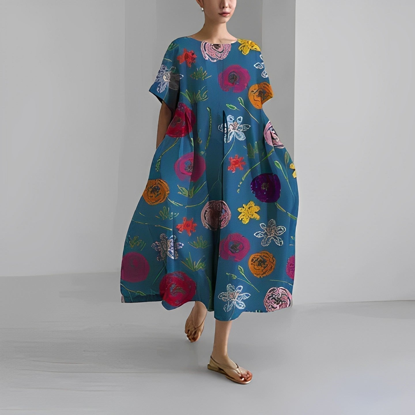 CÉLESTINE | Robe Fleur Bohème pour un Style Naturel et Romantique