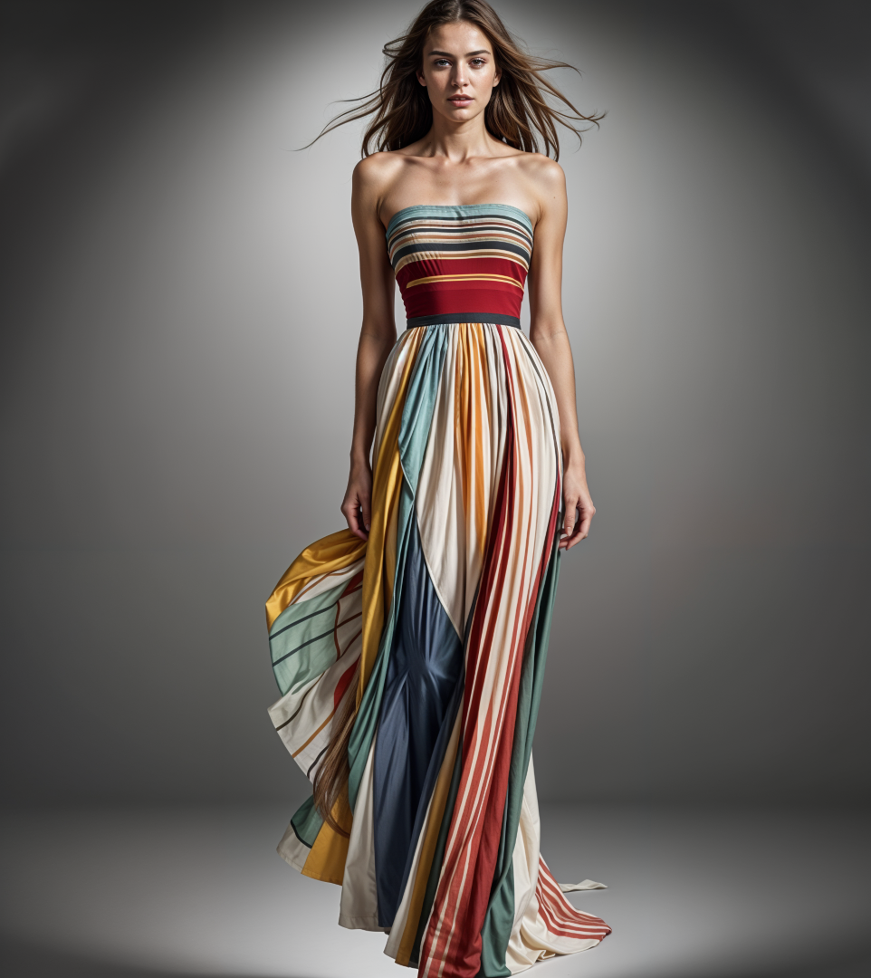 Asie | Robe Longue Élégante et Confortable