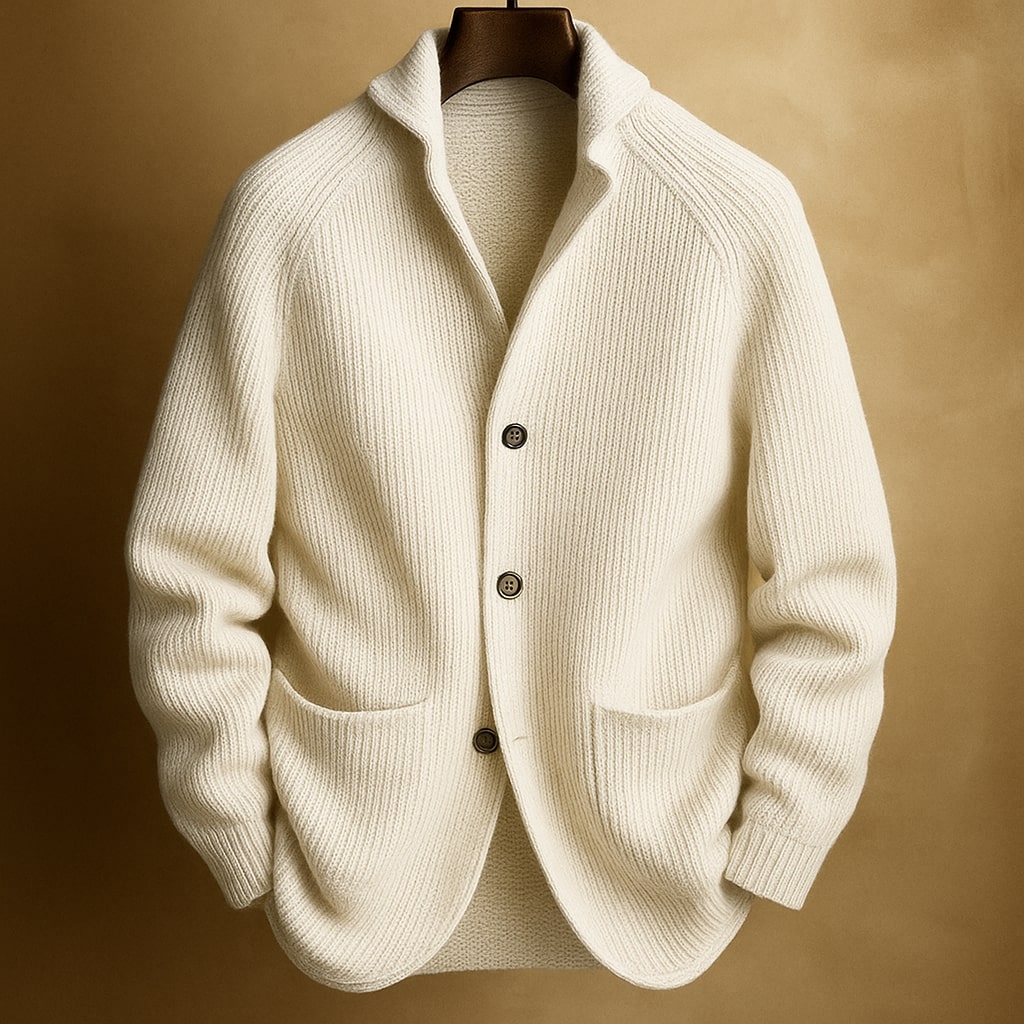 JAVI | Cardigan léger en tricot avec boutons