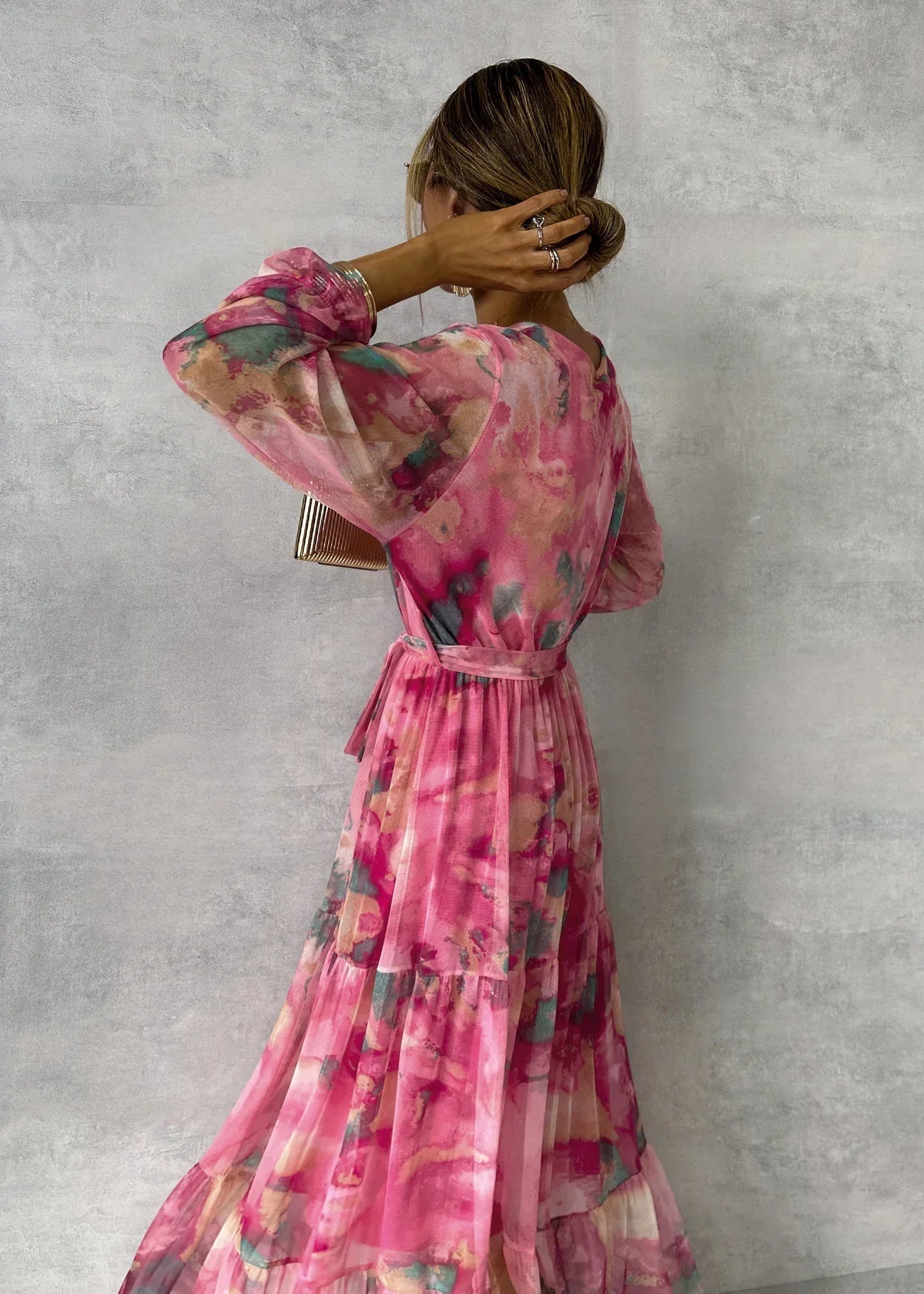 Lieke™ | Robe portefeuille à imprimé floral