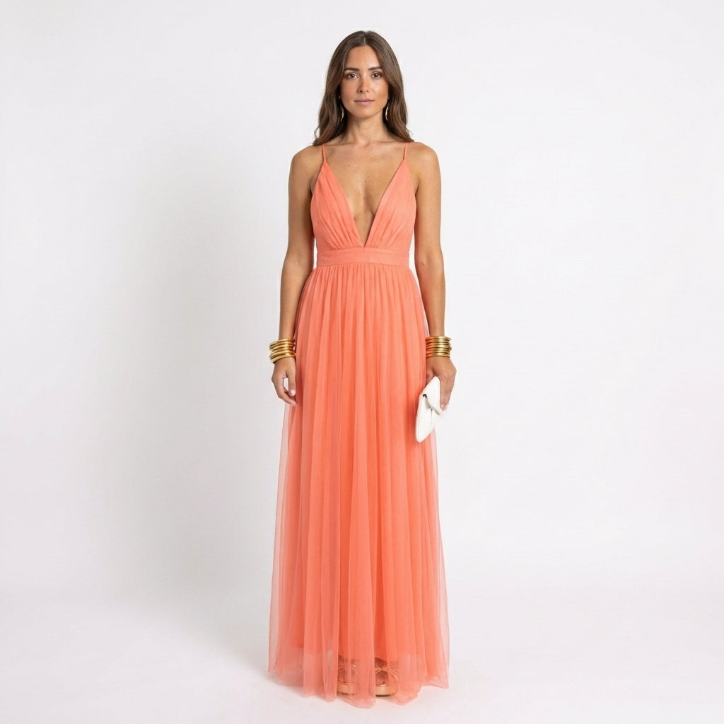 Patrec | Robe femme élégante maxi robe