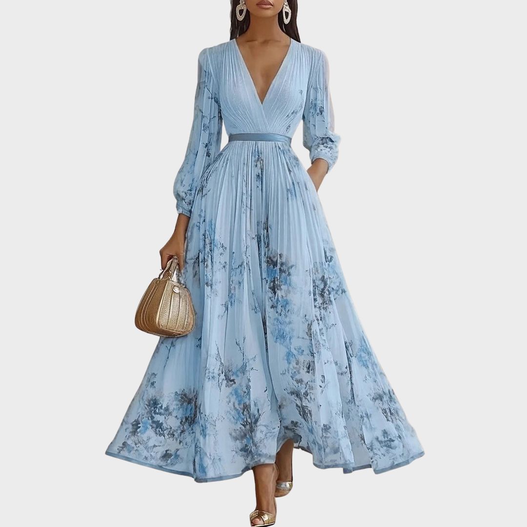 Siena™ | Robe maxi plissée élégante
