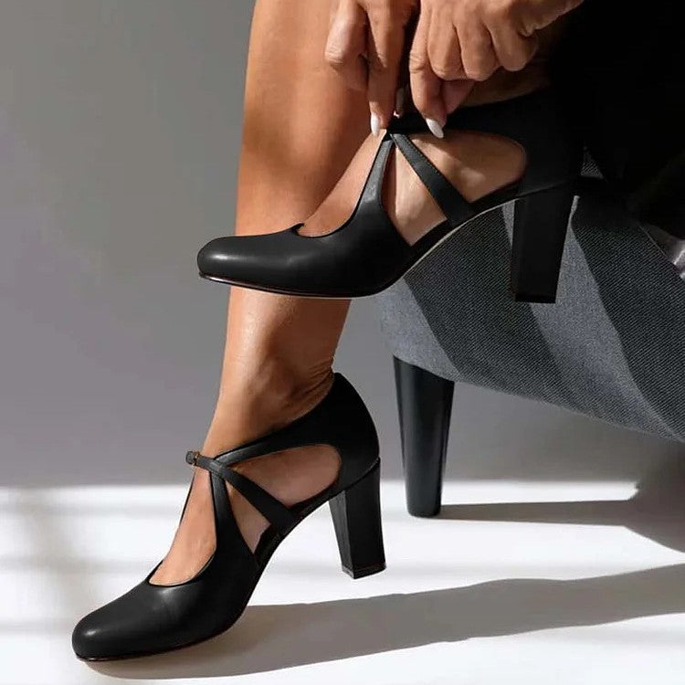 Camille | Talons en Cuir Élégants