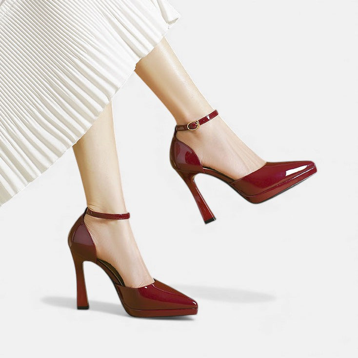 Evette™ | Talons en Cuir