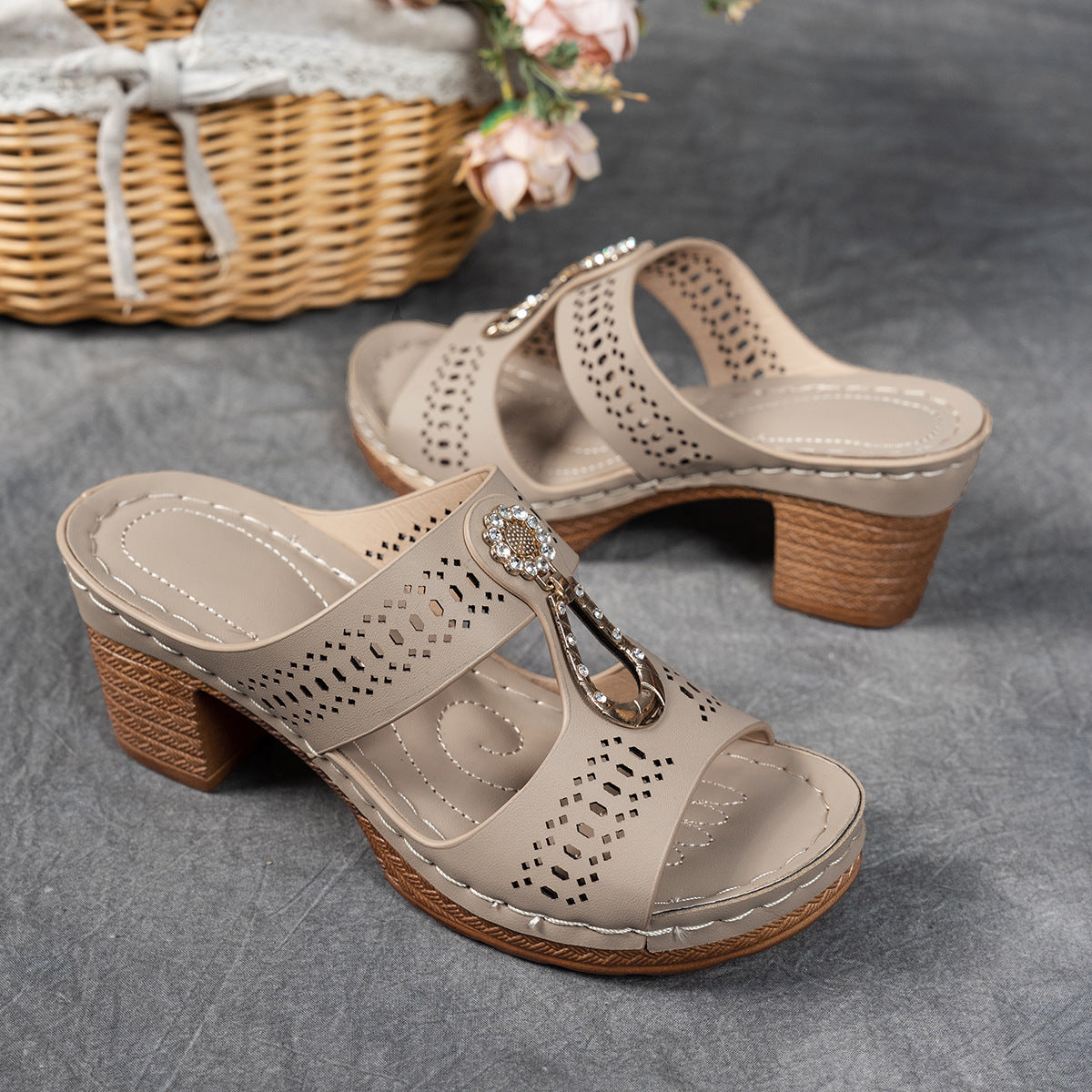 Isabella™ | Sandales Confort à Talon Haut