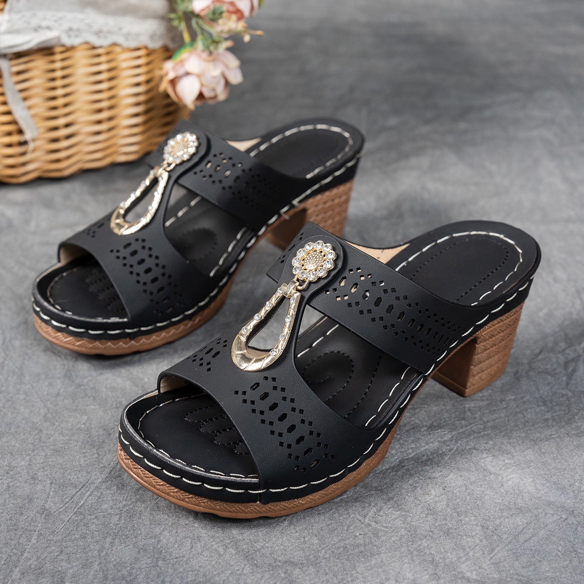 Isabella™ | Sandales Confort à Talon Haut