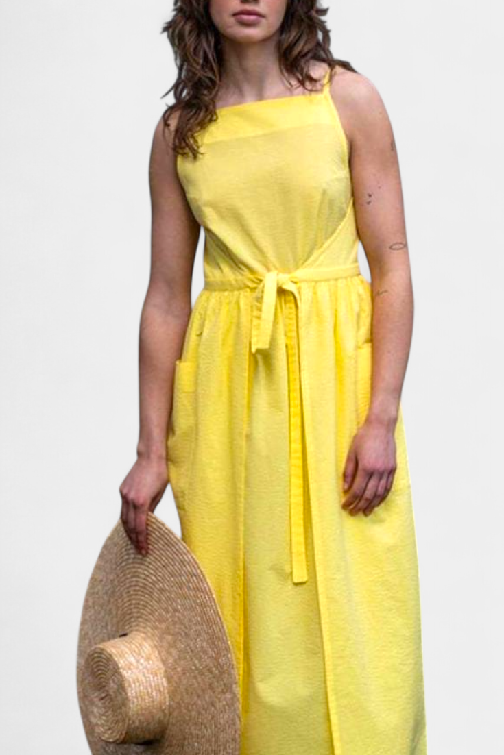 SERENA | Robe Longue avec Bretelles Ajustables pour un Style Romantique et un Confort Estival