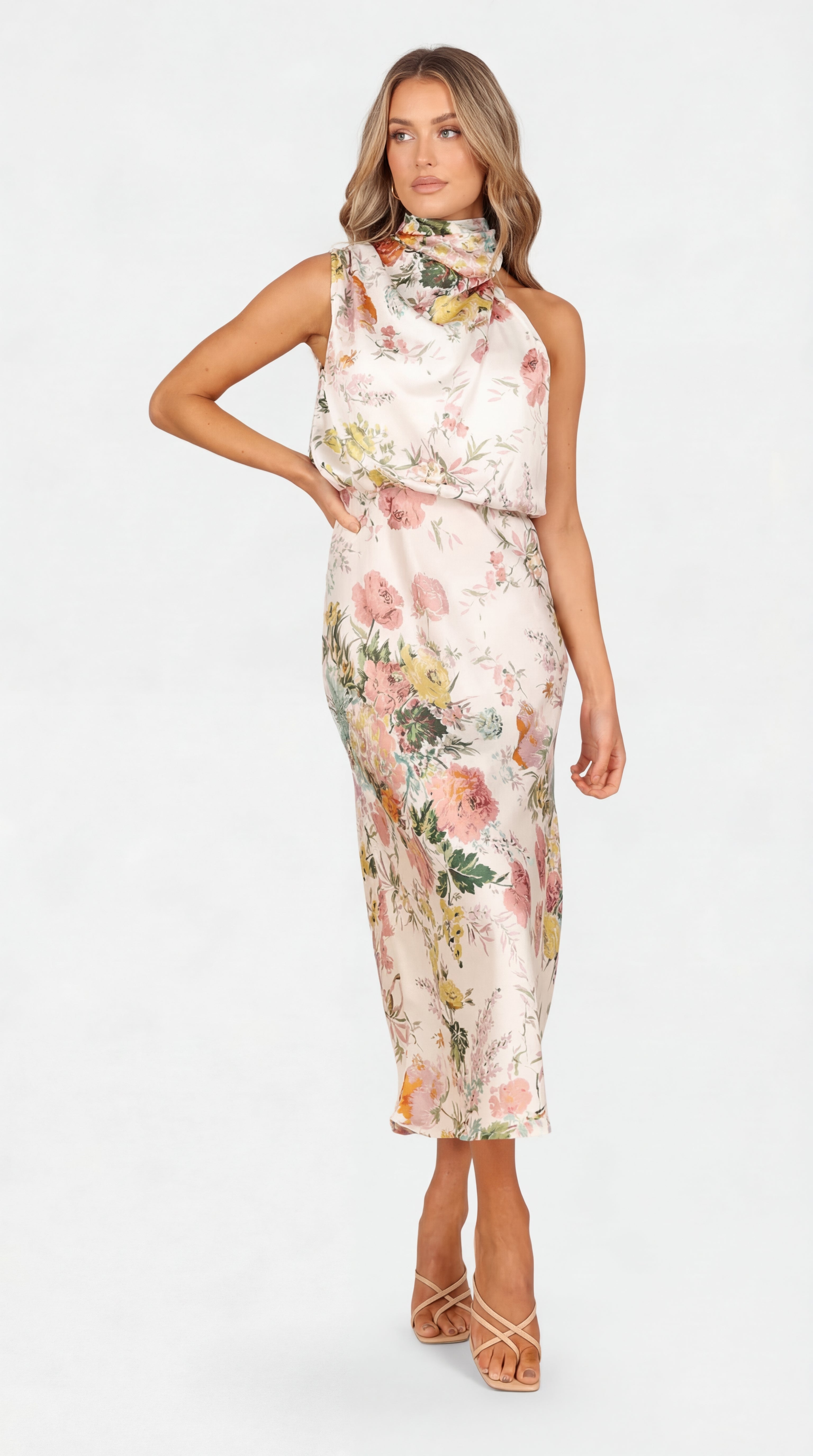 Lisa | Maxi Floral Halter