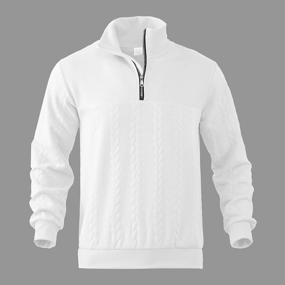 Maël™ | Sweat-shirt premium à col zippé