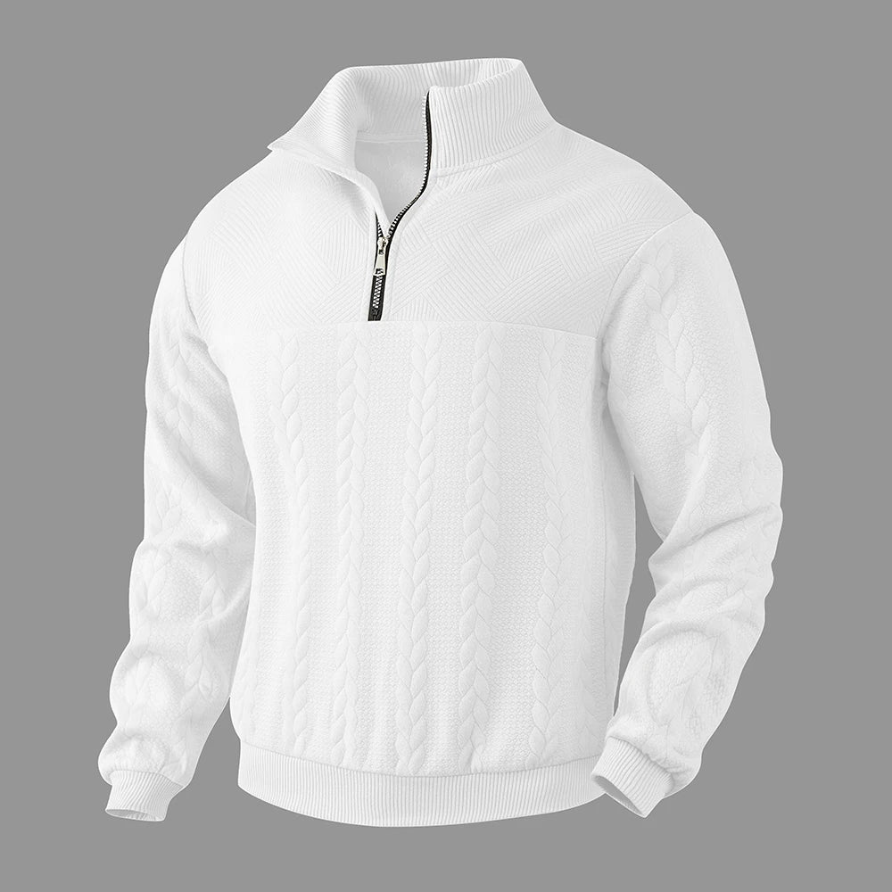 Maël™ | Sweat-shirt premium à col zippé
