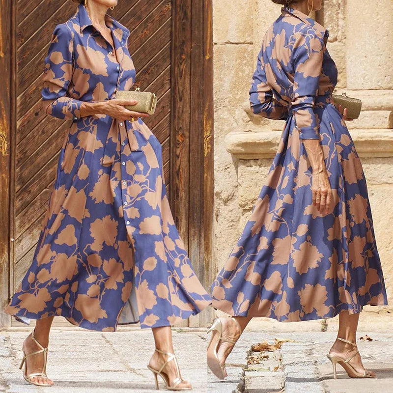Lynn™ | Robe Élégante à Col en V pour Femme