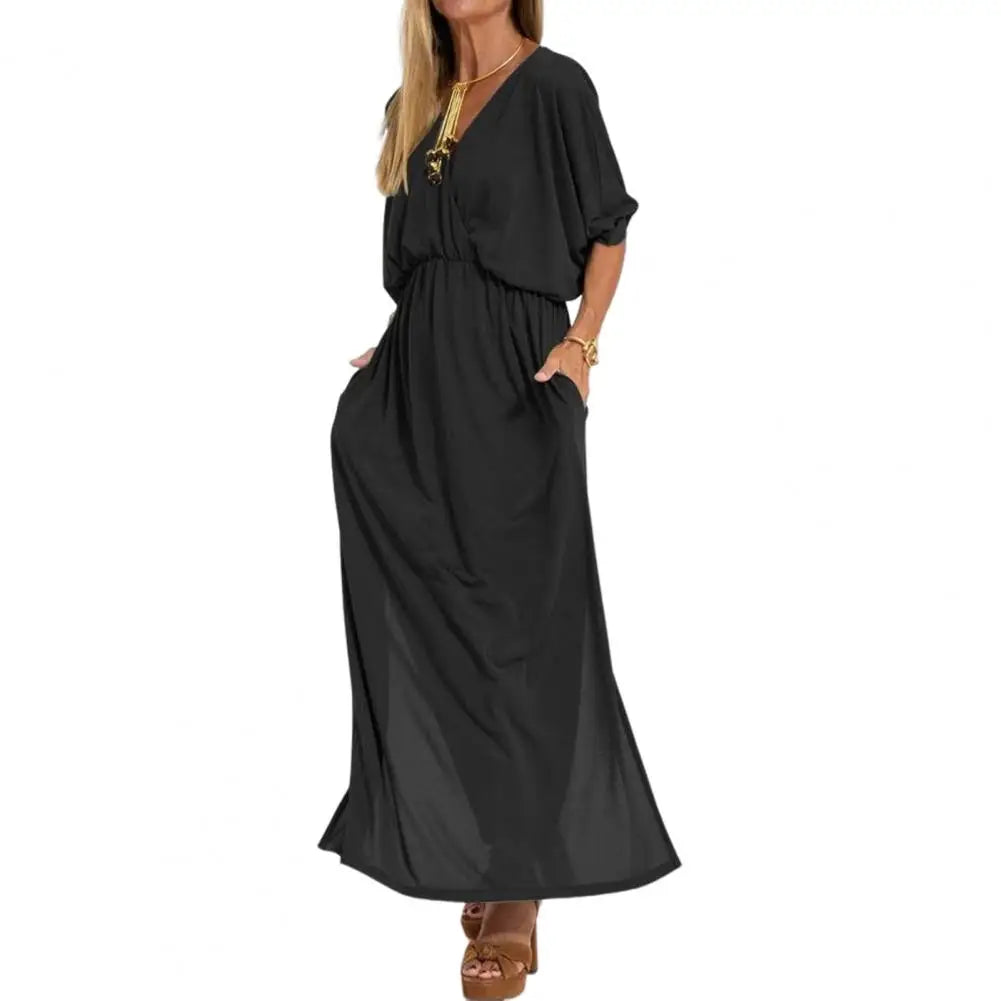ISABELLA | Robe Longue Flottante au Style Unique pour Toutes les Occasions